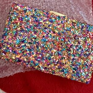 Colorful Beaded Clutch